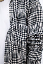 TEXTURED PLAID OVERSHIRT - [ 1 ] COLLECTION